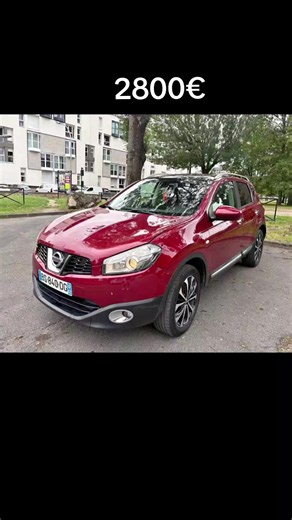 Nissan Qashqai Tekna 1.5 dCi – 110 ch – Année 2012 Je vends une Nissan Qashqai Tekna de 2012, équipée du moteur 1.5 dCi de 110 chevaux, économique et fiable. Équipements : * Toit panoramique * Système de navigation GPS intégré * Vitres électriques * Capteurs de stationnement * Climatisation * Jantes alliage * Régulateur de vitesse * Fermeture centralisée * Intérieur soigné État et documents : * Véhicule en bon état général * Entretien suivi * Tous les documents sont à jour * Papiers en règle À s