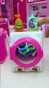 Satisfying With Unboxing Doll Mini Laundry Toys, ASMR Video #shorts