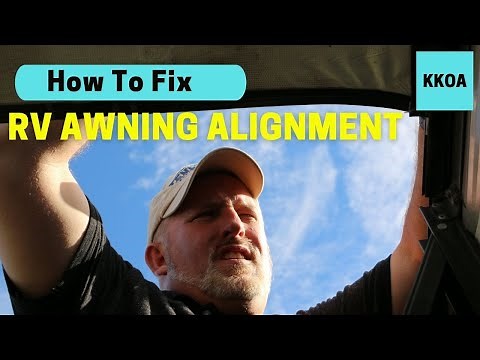 How To Adjust and Fix your RV Awning Arm Alignment in 5 mins