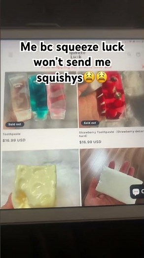 Squeezeluck has the best squishys😫💕