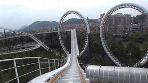582K views · 94 reactions | This "Double Loop" roller coaster at Hangzhou Paradise in China didn't kill us.... and we look at that as a positive! 藍 | Theme Park Review | Facebook