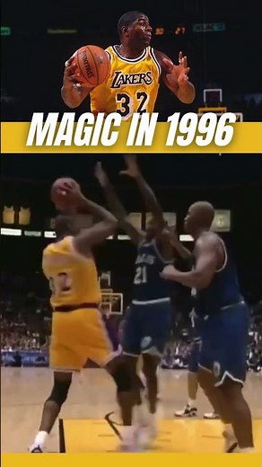 Lakers Legend Magic Johnson STILL Had Game in 1996 Return