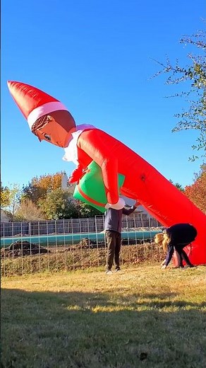 Giant Elf on Shelf