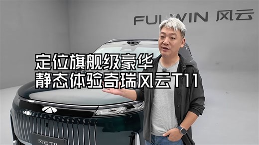 定位旗舰级豪华，静态体验奇瑞风云T11