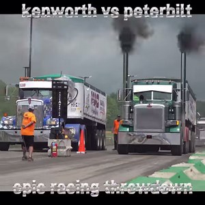 Fiery spooling Peterbilt vs Kenworth Uphill Loaded Racing from THE Kuhnle Motorsports Park #kdub #peterbilt #uncsemistampede | BUILT Diesel MAFIA
