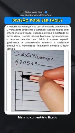 Você consegue aprender divisão sem decorar contas? #shorts