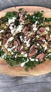 Day 38. #cookingwithannabelandrose I’m in wanaka cooking over the fire and making this fabulous bbq lamb with quinoa salad. Over on stories you find the low down on cooking the quinoa for the salad and preparing the fire for cooking, as well as the recipe for the meat and the salad. You can also use couscous or rice for the salad instead of quinoa if preferred. 🌈Enjoy. Annabel and Rose | Annabel Langbein