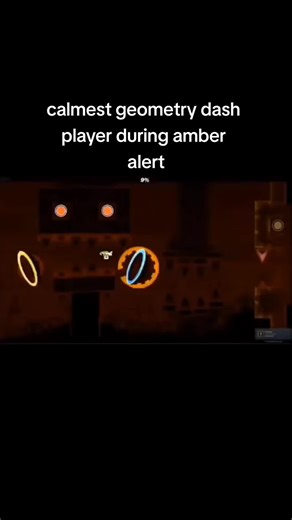 calmest gd player during amber alert #funny #geometrydash #foryoupage