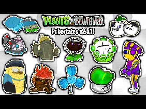 Plants vs Zombies Pubertates v2.5 | Reworked Mini-Games, Plants, Zombies, Maps & More | Download