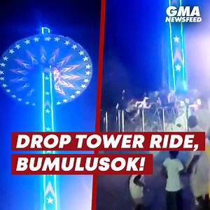 990K views · 3.7K reactions | BABALA: Naglalaman ng sensitibong video. Bumulusok at bumagsak ang disk ng isang tower drop ride sa India sa gitna ng kasiyahan sa isang trade fair doon. Hindi bababa sa 16 ang nagtamo ng injuries kabilang ang ilang mga bata. Kasunod ng nangyari, tumakas umano ang operators ng naturang ride! Ang mga kaganapan, tunghayan sa video! | GMA News | Facebook