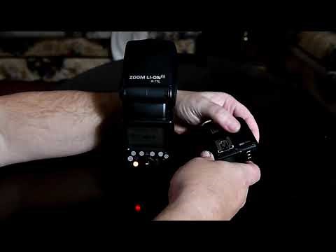 Connecting the Flashpoint speedlight to the R2 transmitter trigger