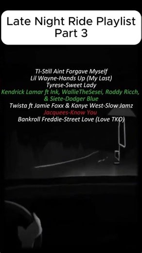 3..... Color Code Guide Red: Rare gems not on most streaming platforms Green: Current track playing