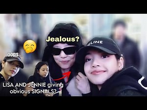 Lisa making Jennie shy and jealous? 🤭❤️ "new update, Details? #Jenlisa