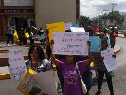 Women march against crime in MoBay