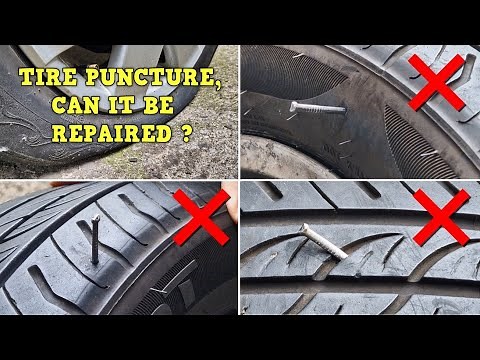 Tire Puncture Damage - Can it be Repaired ?