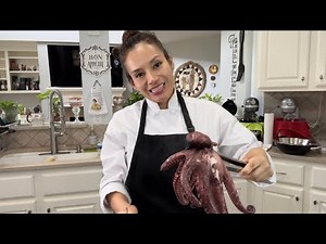 How to Clean and Cook Octopus! Step by Step 😃