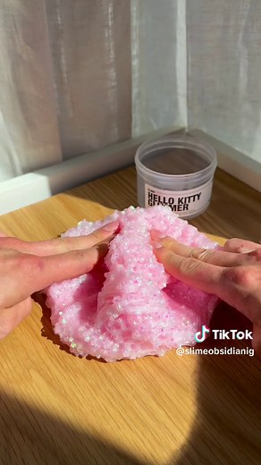 Some hello kitty slime asmr:) new slime drop and huge testock tomorrow at 7pm EST! (Yes there will be lots of ultraviolet but set your alarm incase it sells out in 20 minutes again😭) #slime #asmr #slimeshop #satisfying #tingles #crunchyslime