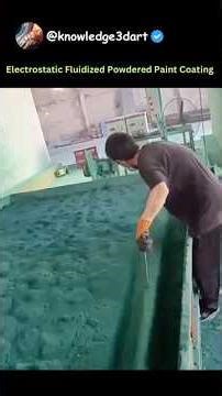 Electrostatic Fluidized Powdered Paint Coating 🤯