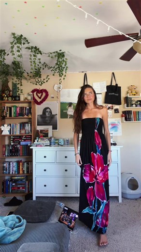 Easter dress my natural habitat #outfitinspo #easter #ootd #dress #longhair