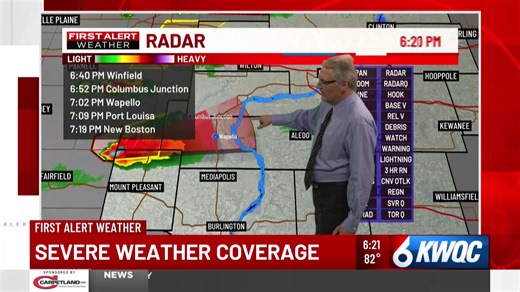 Tuesday we’re under a Level 3 threat for severe weather. https://www.kwqc.com/2026/04/14/strong-severe-storms-later-today/ | KWQC TV6 News