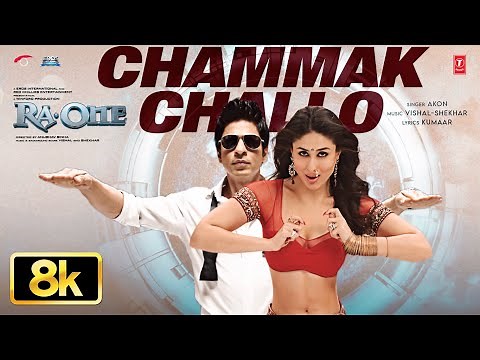 Ra One: Chammak Challo 8K Video Song | Shah Rukh Khan | Kareena Kapoor Khan | Vishal-Sheykhar | Akon