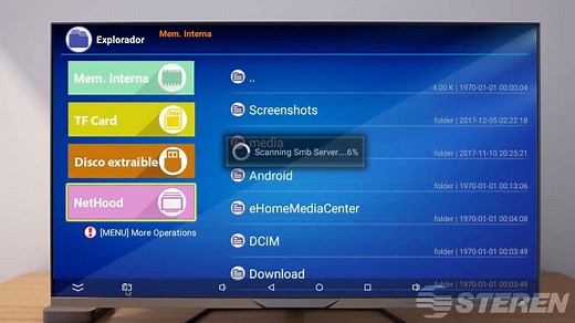 19K views · 147 reactions | #Video Con el convertidor de tv normal a smart tv marca Steren puedes tener acceso a Internet y reproducir contenido multimedia (como videos, películas y música), bajar aplicaciones y juegos, o revisar tus redes sociales y correo electrónico. ;) Modelo: INTV-110 | Electrónica Panamericana | Facebook