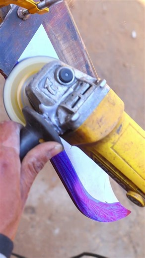 making butcher's cleaver