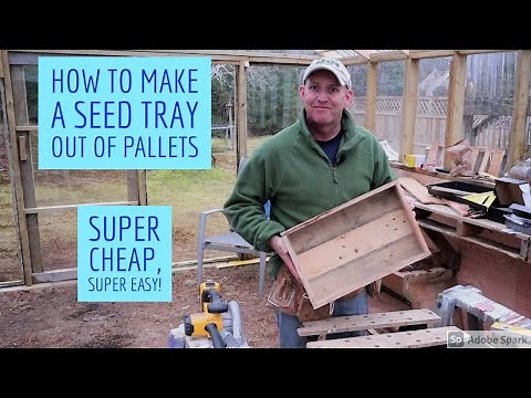 How to Make a Seed Tray from Pallets