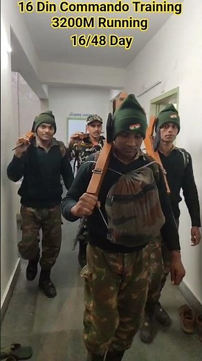 16/48 Din Commando Training 3200M Running Test Commando #update #commandochallenge #commandotraining