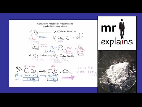 mr i explains: Calculating masses of reactants and products from equations