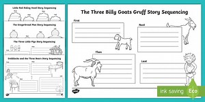 Traditional Tales - Story Sequencing Worksheets