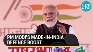 Watch: PM Modi hands over made-in-India military hardware to armed forces