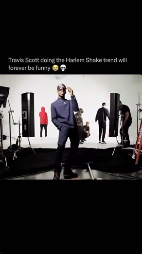 Rap News 💿 on Instagram: "Never forget when Travis Scott did the Harlem Shake 😂😂 The Harlem Shake was one of the biggest internet crazes of 2013. A viral trend where videos started calm for a few seconds and then suddenly cut to pure chaos once the beat dropped 😭🔥 Baauer’s song “Harlem Shake” sparked the wave, and within weeks millions of people, schools, sports teams, and even TV shows were making their own versions. Travis Scott jumped in on the trend too, adding his own wild energy to it