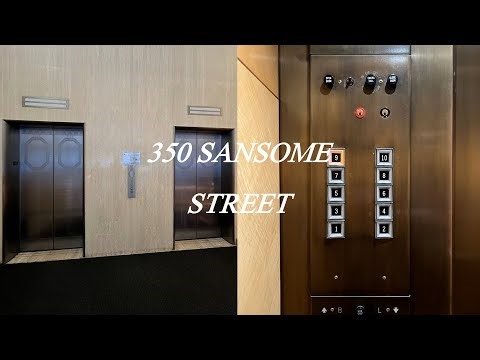 INCREDIBLE Original OTIS Square Touch Traction Elevator In San Francisco, CA