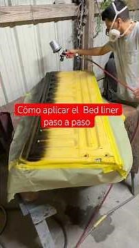 How to apply bed liner step by step #BedLinerApplication #TruckProtection #DIYBedLiner
