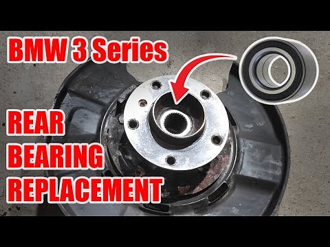 How To Replace Rear Wheel Bearing With ABS Ring | BMW E90 E91 E92