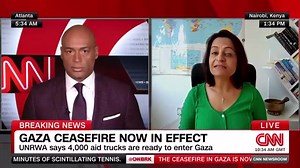 3.2K views · 49 reactions | CARE Chief Humanitarian Officer Deepmala Mahla spoke with CNN International about the temporary #GazaCeasefire: "Right now the biggest task ahead of us is a massive scale up of humanitarian aid and commercial goods." | CARE | Facebook