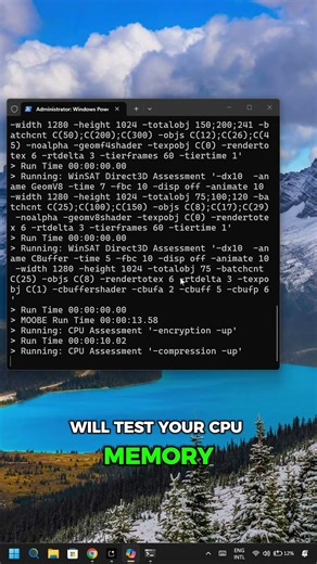 So Windows has a built‑in assessment tool so good?