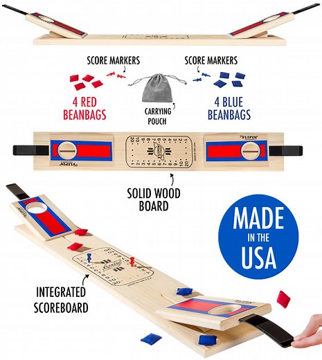 Flipin’ Cornhole: Tabletop version of the popular yard game.