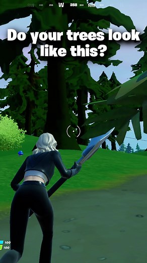 Use these Graphic Settings to fix your Trees! #fortnite #fortnitesettings #fortniteclips #xyzbca #viral #fyp