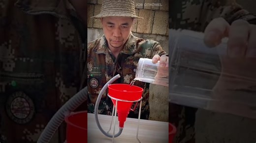 The funnel and hose trick you didn’t know #lifehack #shorts