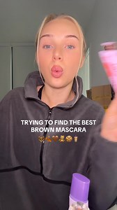 11K views · 54 reactions | day one of trying to find the best brown mascara 笠﫶 | Mila Jaye | Facebook