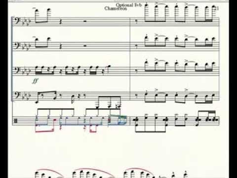 Chameleon, Sheet Music, Trombone Quartet