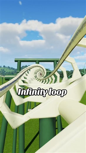 Infinity loop - planet coaster 2 #fyp #pourtoi #planetcoaster #planetcoaster2 #attraction