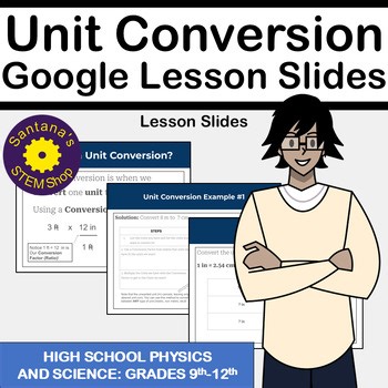 Unit Conversion Lesson Google Slides: Lesson Slides for High School Physics