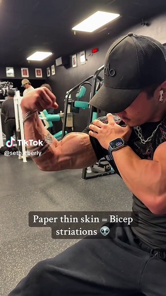 Bicep Striations: Achieve Paper Thin Skin for Muscle Definition