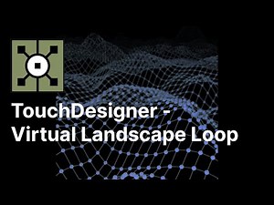 Animating a virtual landscape - TouchDesigner tutorial 2