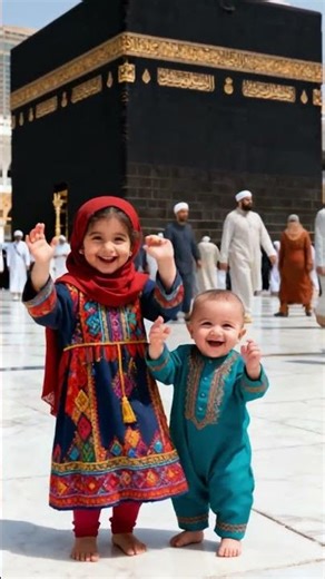 Hearts Toward the Kaaba | Children Guided by Faith’s Light