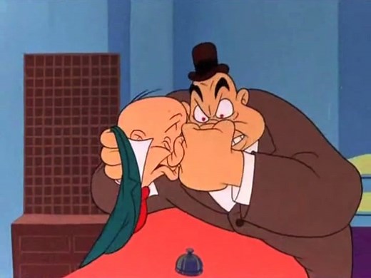 Arthur Q. Bryan was the creator of the instantly recognizable voice of Elmer Fudd. Bryan performed Elmer's voice from 1939 up until his death in 1959. While Mel Blanc was known as the man of a thousand voices, it was rare to hear Bryan perform any non-Fudd voices in the classic WB cartoons (even though Bryan performed characters on radio shows at the time). However, Chuck Jones used Bryan as the voice of the tired, short-tempered hotel guest in "A Pest in the House" (1947) and as the nervous Fre