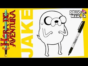COMO DIBUJAR A JAKE DE HORA DE AVENTURA | how to draw jake from adventure time | step by step